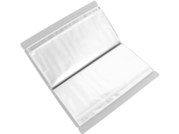 Zerodeko Album De Cartes Postales En Pp Blanc Visibilité Pour Ranger Billets D'avion Et Souvenirs