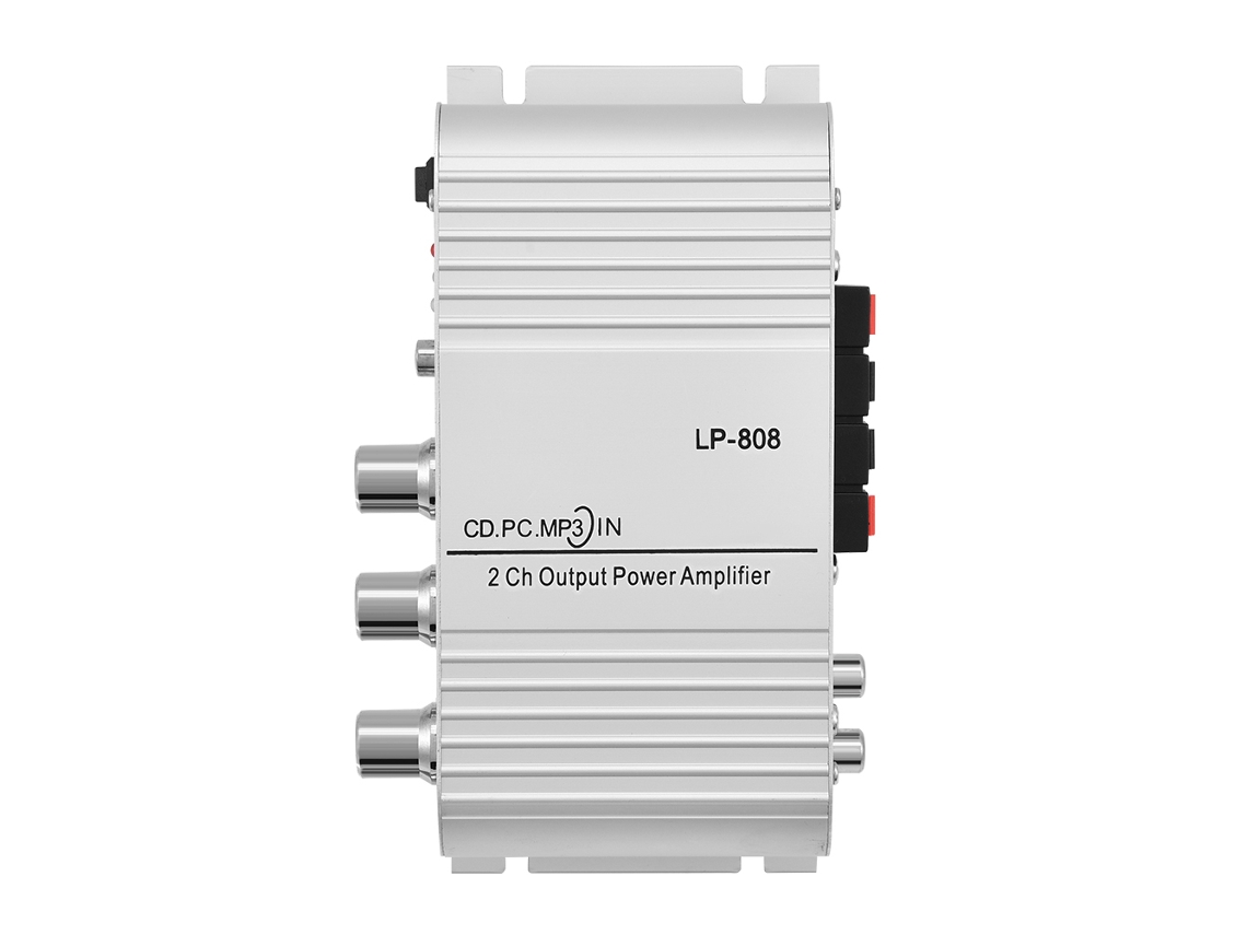 Aetheria amplificador de Áudio Hifi Estéreo 20w 2 Canais Mini para Carro e Casa com Controle de Grave e Agudo