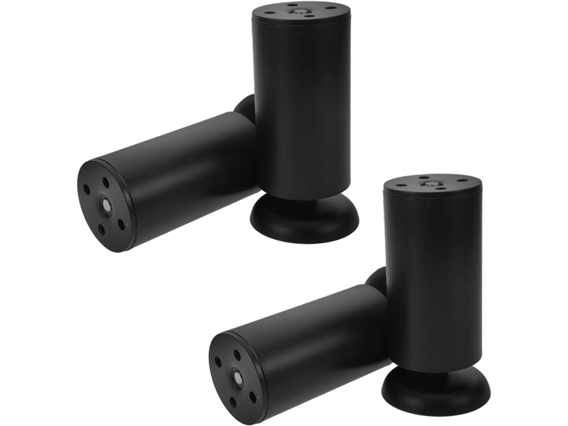 Conjunto De 4 Pés Aço Inoxidável Ajustáveis Para Móveis, Resistentes E Com Suporte Ideal Para Mesas, Armários E Sofás