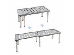 Organizador de Armário Nova Line, Expandível, Prateleira, para Cozinha, Rack de Temperos