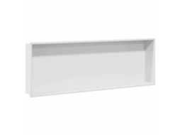 Conjunto 1 Acessório De Chuveiro Vidaxl Branco Aço Inoxidável (90 X 30 X 9,5 Cm)