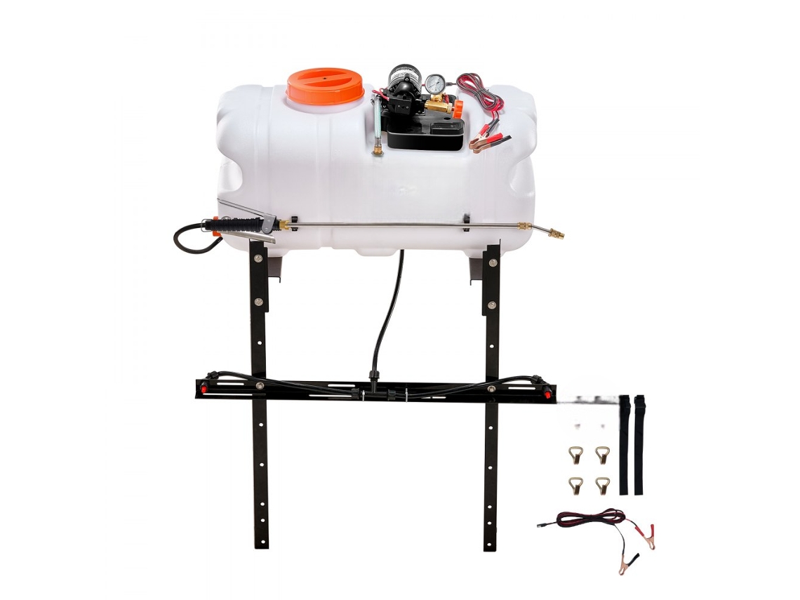 Conjunto Pulverizador Atv 60l Com Bomba 12v, Lança Ajustável E Sistema De Pulverização Utv Tekmaquinas