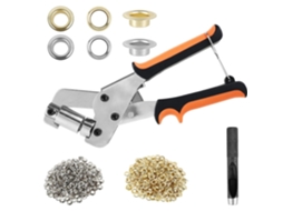 Kit de Ferramentas Para Ilhós Com 500 Peças 10,5 Mm, Alicate Cabo