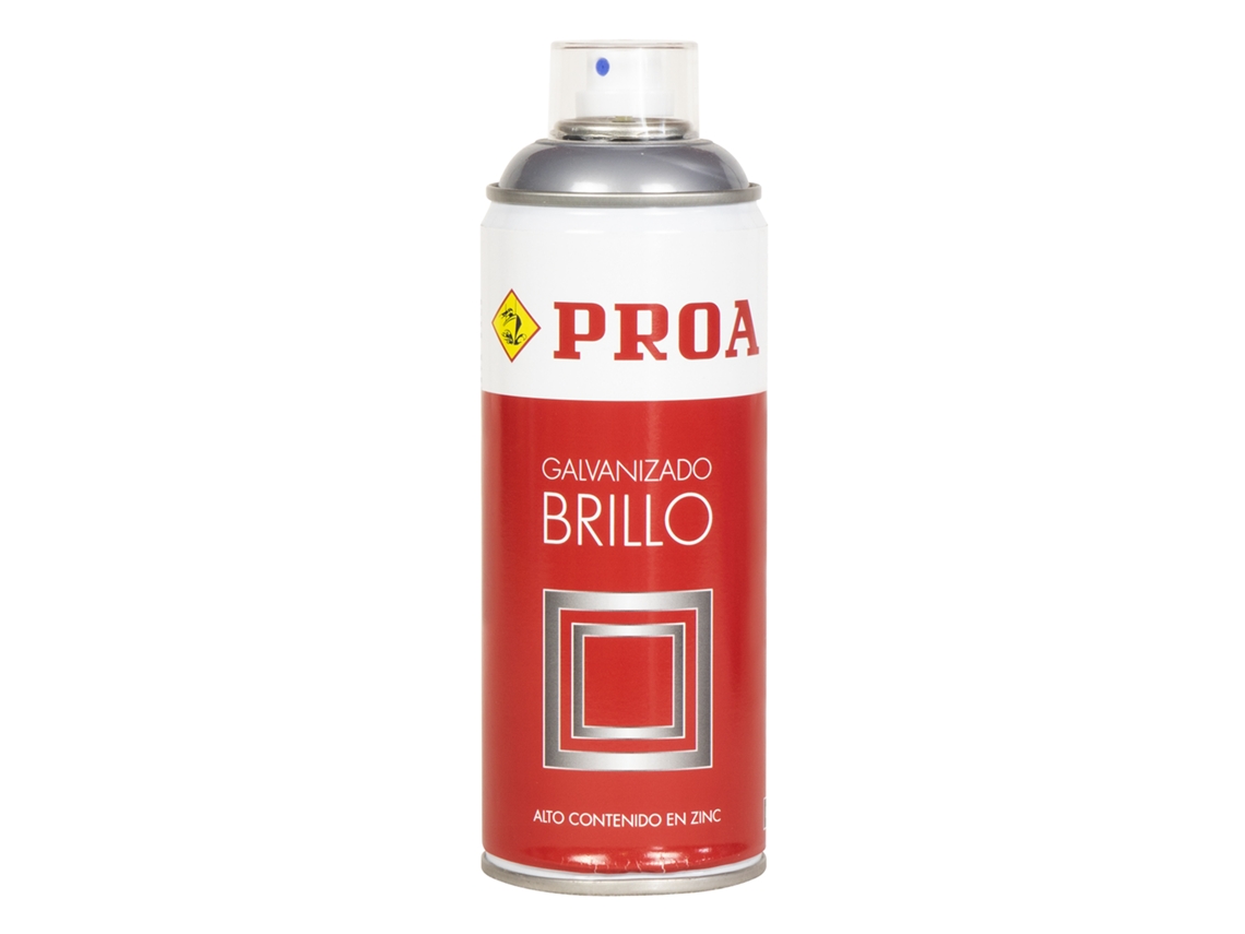 Proasol Green Cold Glossy Galvanised Spray Cinzento