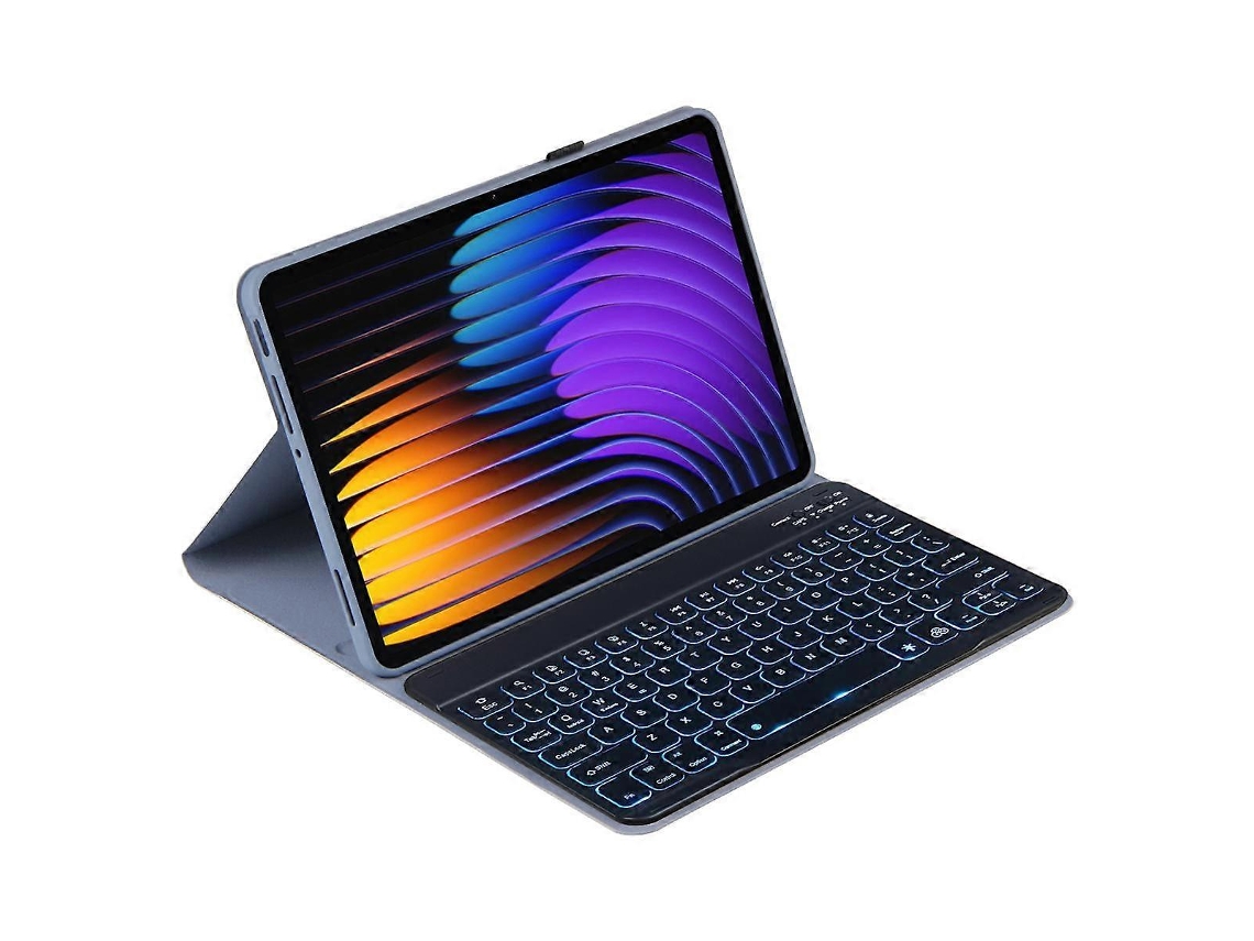 Capa De Couro Para Tablet Xiaomi Pad 7 / Pad 7 Pro 11.2 Com Teclado Retroiluminado Pxd-mi7.