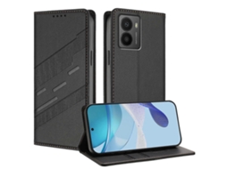 Capa De Celular Retrô De Couro Com Carteira Multifuncional Em Relevo