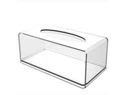 Porta Guardanapos De Acrílico Transparente, Transparente Aquaforge
