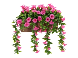 Maison Exclusive - Flores Artificiais Vermelho Roxo 55 X 20 X 55 Cm Pe E Aço
