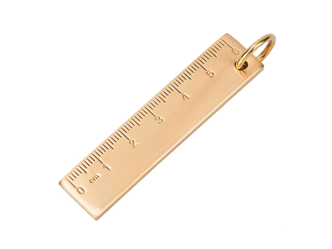 Régua De Latão Mini Midori, Régua De Latão 6cm