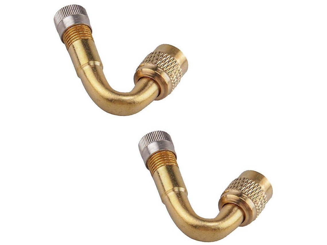 Adaptador Universal De Pneu De Latão Em Ângulo Reto Para Carro, Motocicleta, Bicicleta, Dourado 45