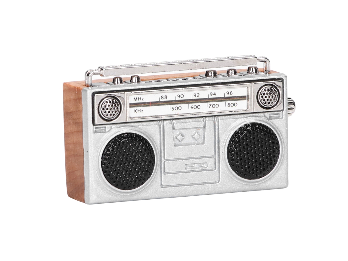 Rádio Para Casa De Bonecas 1:12 Miniatura Modelo Acessório Brinquedo