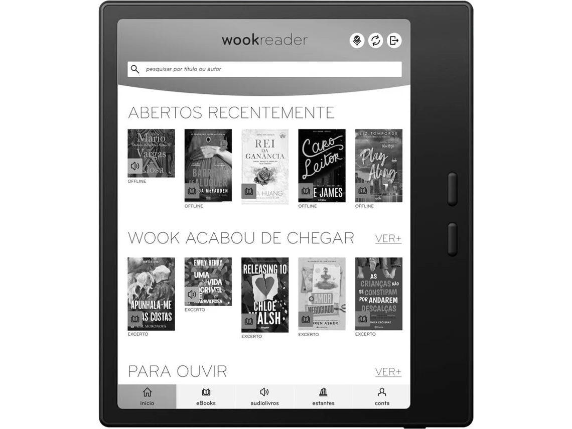 E-Reader BOOX Go 7 WookReader (Preto)