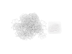 100 Clips Papel Forma Casa Brancos Decorativos