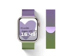Pulseira De Substituição Panoona Para Apple Watch 38/40/41/42mm Roxo Verde