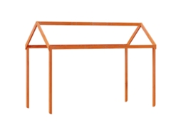 Kid's Bed Roof, Kid's Bed Roofs Vidaxl Marrom Madeira De Pinho (207 X 80.5 X 151.5 Cm)