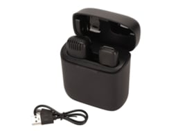 Microfone Lavalier Sem Fio com Redução de Ruído Mali