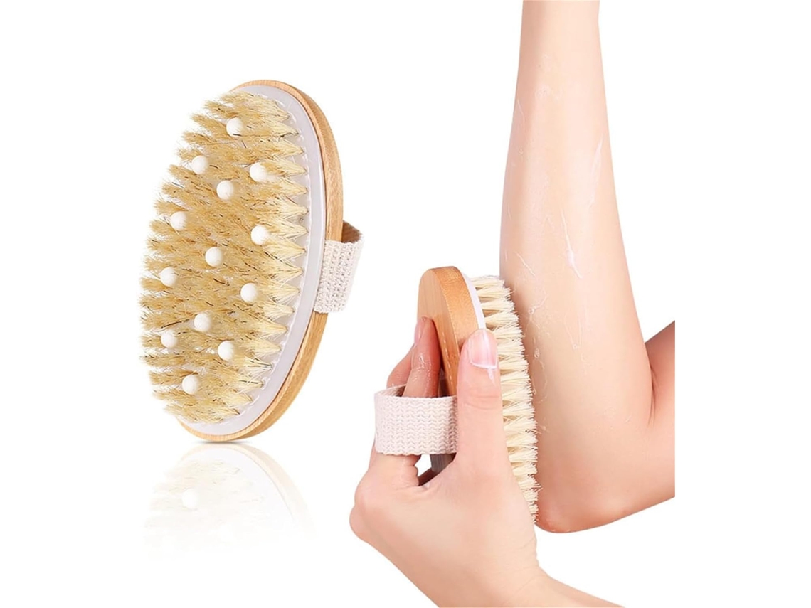Escova Esfoliante Corporal, Escova De Massagem, Escova De Banho, Para Massagem Esfoliante, Melhora A Circulação