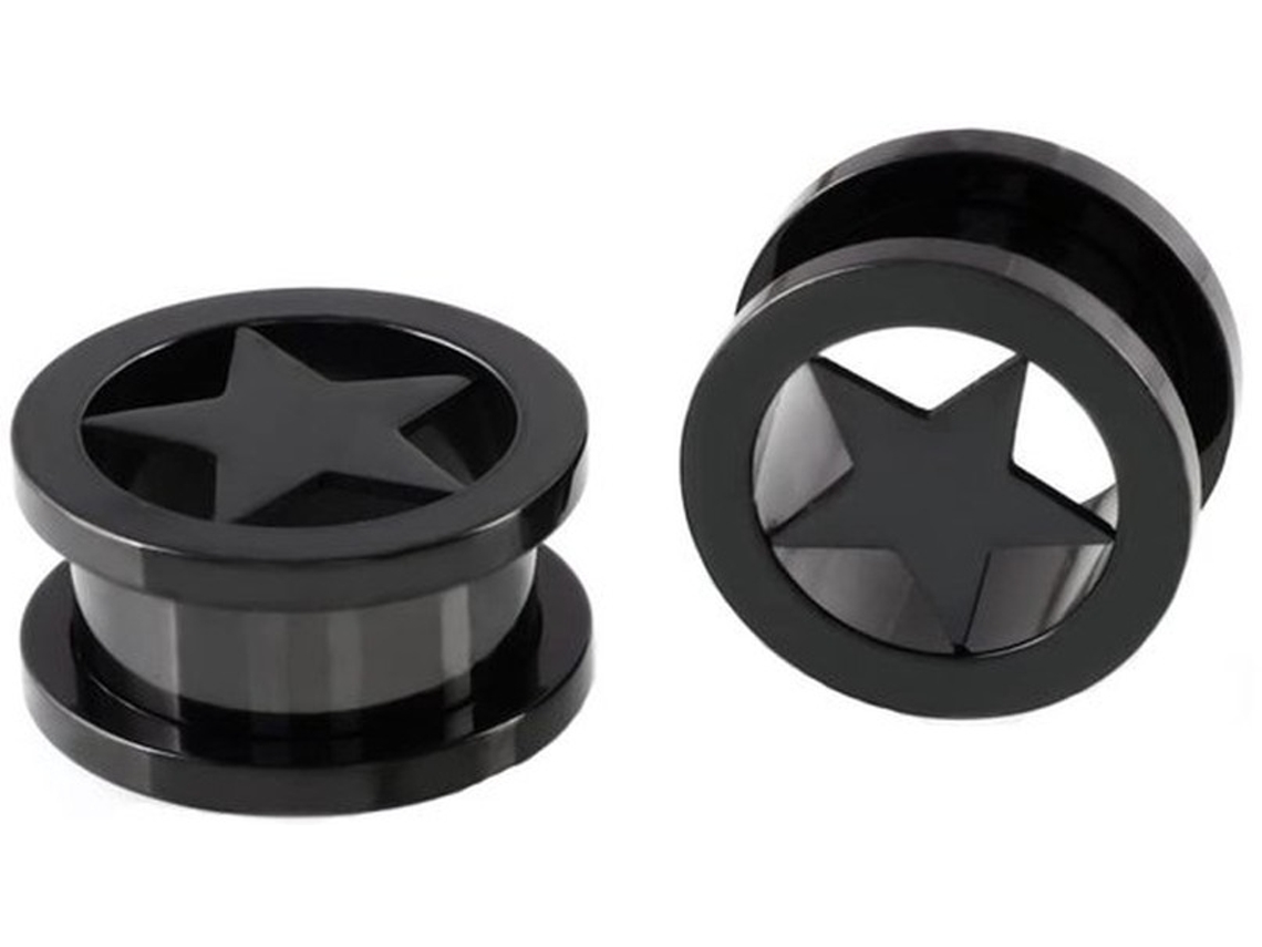 Ouroboros - Túneis De Aço Inoxidável - Plugs De Orelha - Piercing - Moda - Minimalista - Material Durável