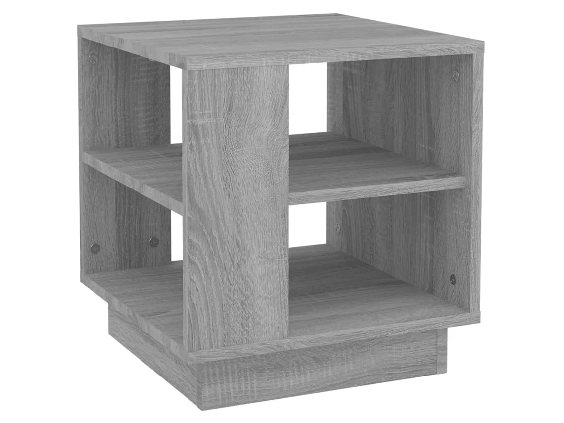 Coffee Table, Coffee Tables Vidaxl Cinzeto Madeira Processada (40 X 40 X 43 Cm)