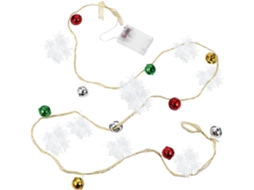 Cordão De Luzes De Natal Em Led, Enfeite Luminoso Para Decoração De Festas Natalinas, Guirlanda De Lâmpadas Temáticas. Cordão De Luzes Gokoco