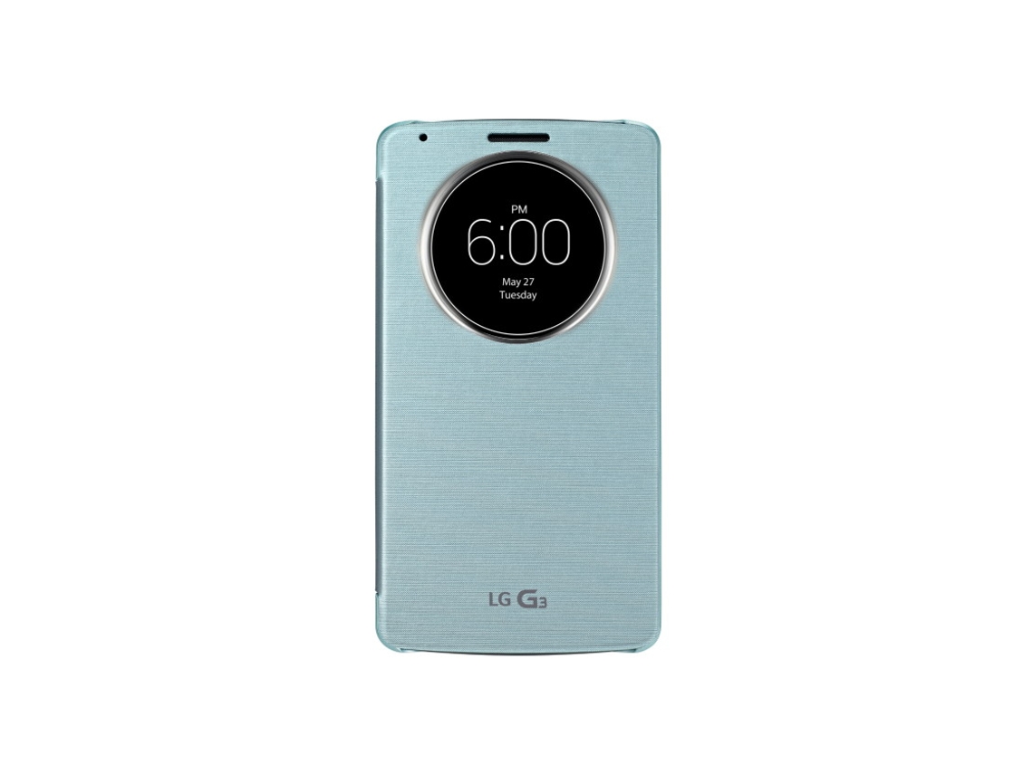 Capa com tampa e janela básica LG g3 Azul