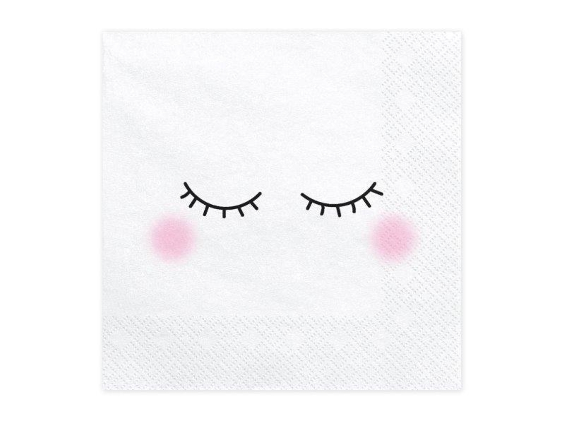Guardanapos Brancos Pestanas