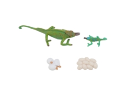 Mali 4pcs Modelo de Animal de Simulação Brinquedo Educativo Ciclo de Crescimento para Crianças