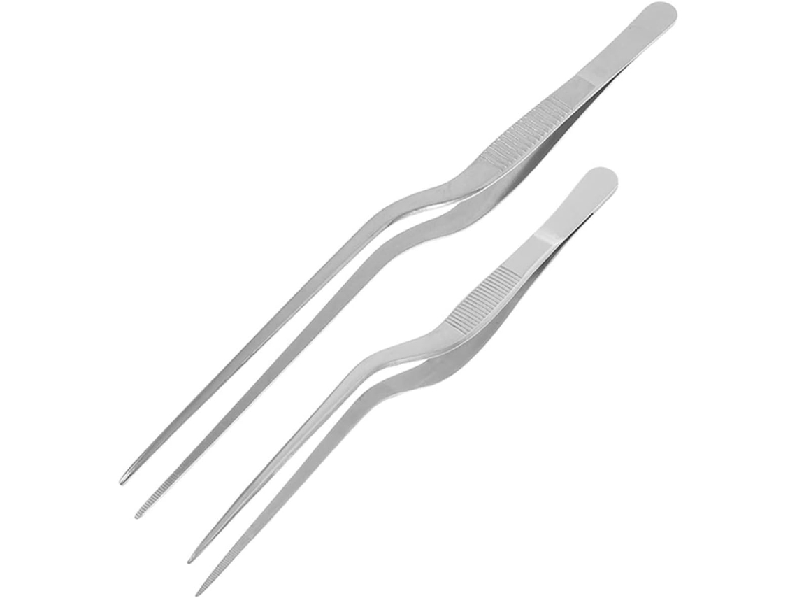 Pinça De Peixe Aço Inoxidável 2 Peças Para Remover Espinhas, Utensílio De Cozinha E Resistente À Corrosão