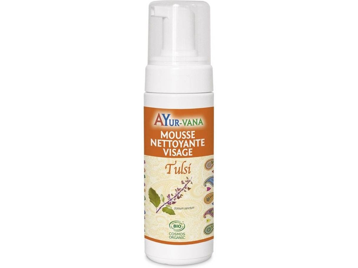 Desmaquilhante AYUR-VANA Espuma de Limpeza Tulsi (150 ml)