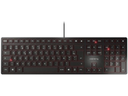 Teclado CHERRY KC 6000 Slim (Com Cabo - Layout Francês - Teclado Numérico)