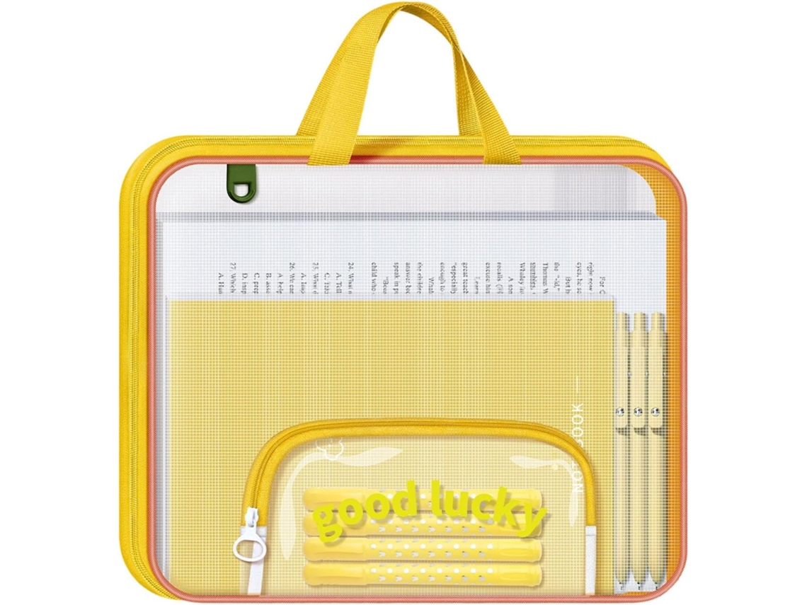 Bolsas de Malha Transparente com Zíper e Alça de Transporte. SFUSHOS