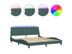 Bed Frame, Bed Frames Vidaxl Verde Veludo (180 X 200 Cm)