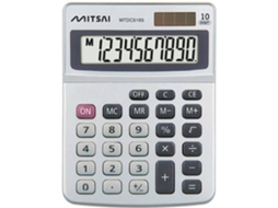 Calculadora Básica MITSAI 5165 SL Cinzento (Outlet Caixa Aberta - 10 dígitos)