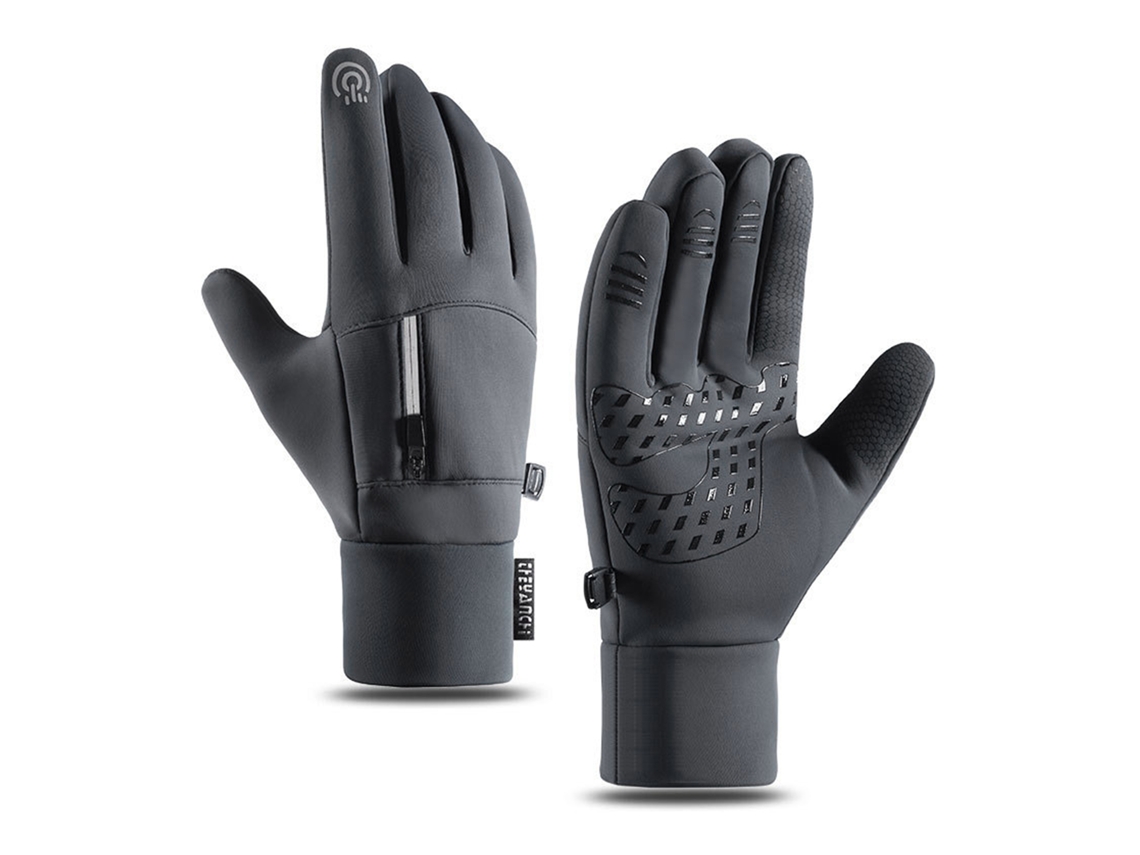 Luvas De Esqui Com Tela Sensível Ao Toque Masculinas, Com Bolso, Luvas Térmicas Macias E Repelentes De Água Para Caminhadas E Pesc Aquaforge