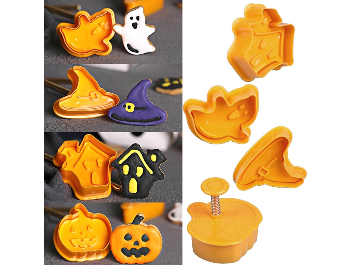 Cortador De Biscoitos Para Formar E Decorar Bolos De Halloween