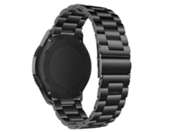 Bracelete Aço Inoxidável Adaptável Preto para Garmin Vivoactive 4
