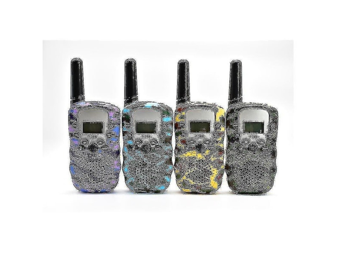 Walkie Talkie Infantil com Lanterna LCD BRILVIBERA