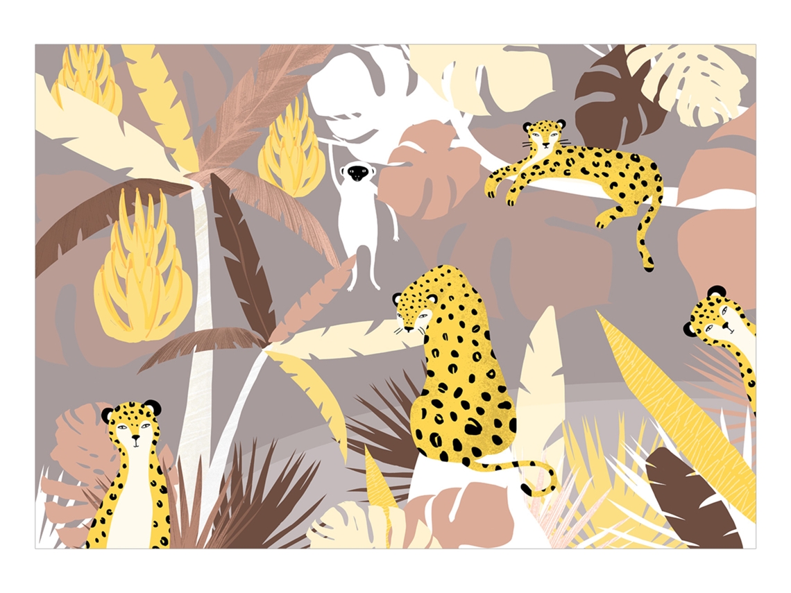 Papel de Parede ARTGEIST Cheetahs in the Jungle - Third Variant (294x210)