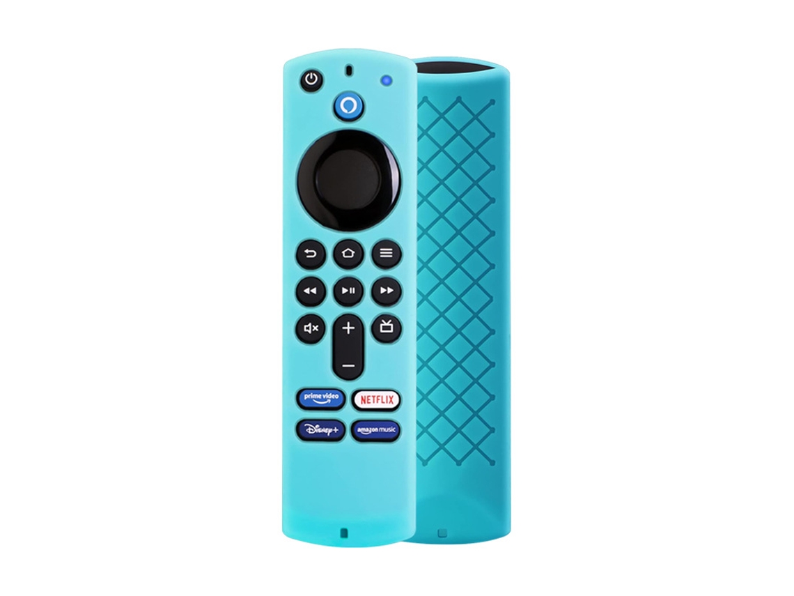 Capa de Silicone Azul para Controle Fire Stick TV Alexa 3ª Geração AQUAFORGE