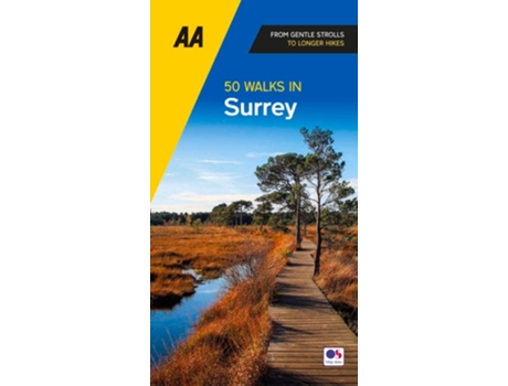 Livro 50 Walks In Surrey De Aa Publishing (inglês)