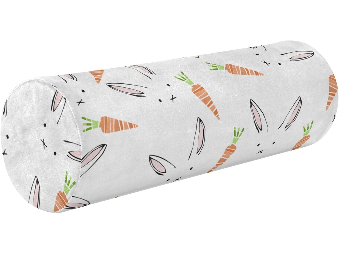 Capas para Almofadas Cilíndricas Suporte Ergonômico Fácil de Limpar Ideal Viagens, Casa e Escritório