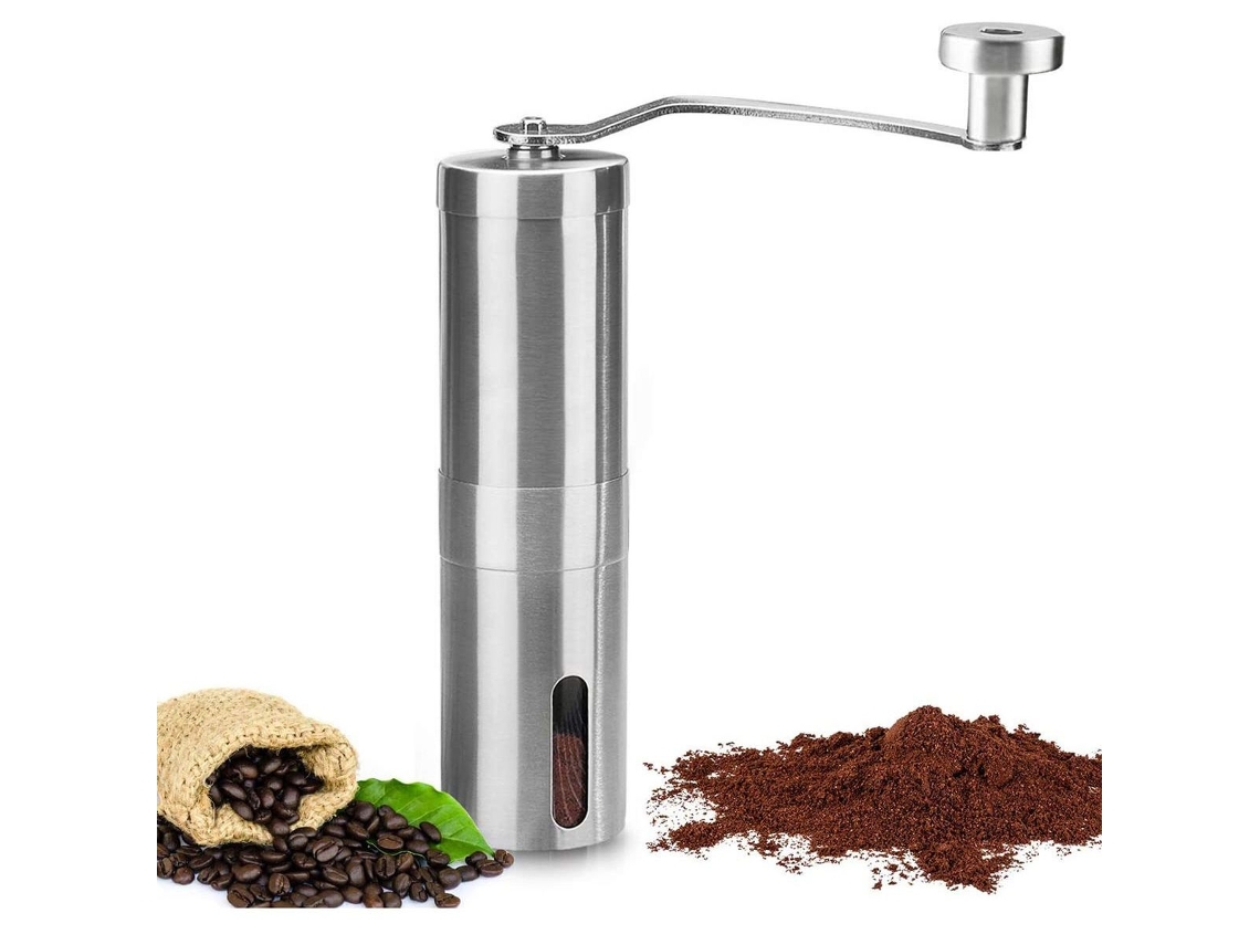 Moedor De Café Manual Aço Inoxidável, Com Moagem Ajustável Para Espresso, Prensa Francesa E Café Coado, Ideal Para Casa, Escritório E Viagens