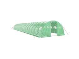 Greenhouse, Greenhouses Vidaxl Verde Polietileno (20 X 4 X 2 M)