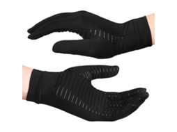 Luvas de compressão Baok para artrite com cobre, tamanho M, para uso doméstico e feminino, dedos inteiros, antiderrapantes.