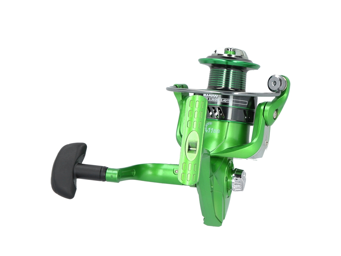 Carretel de Pesca Giratório MX4000 em Metal com Relação 5.2:1 AQUAFORGE