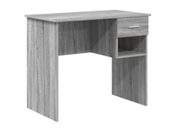 Conjunto 1 Mesa Moderna Vidaxl Cinzento Derivados De Madeira (90 X 49 X 75 Cm)
