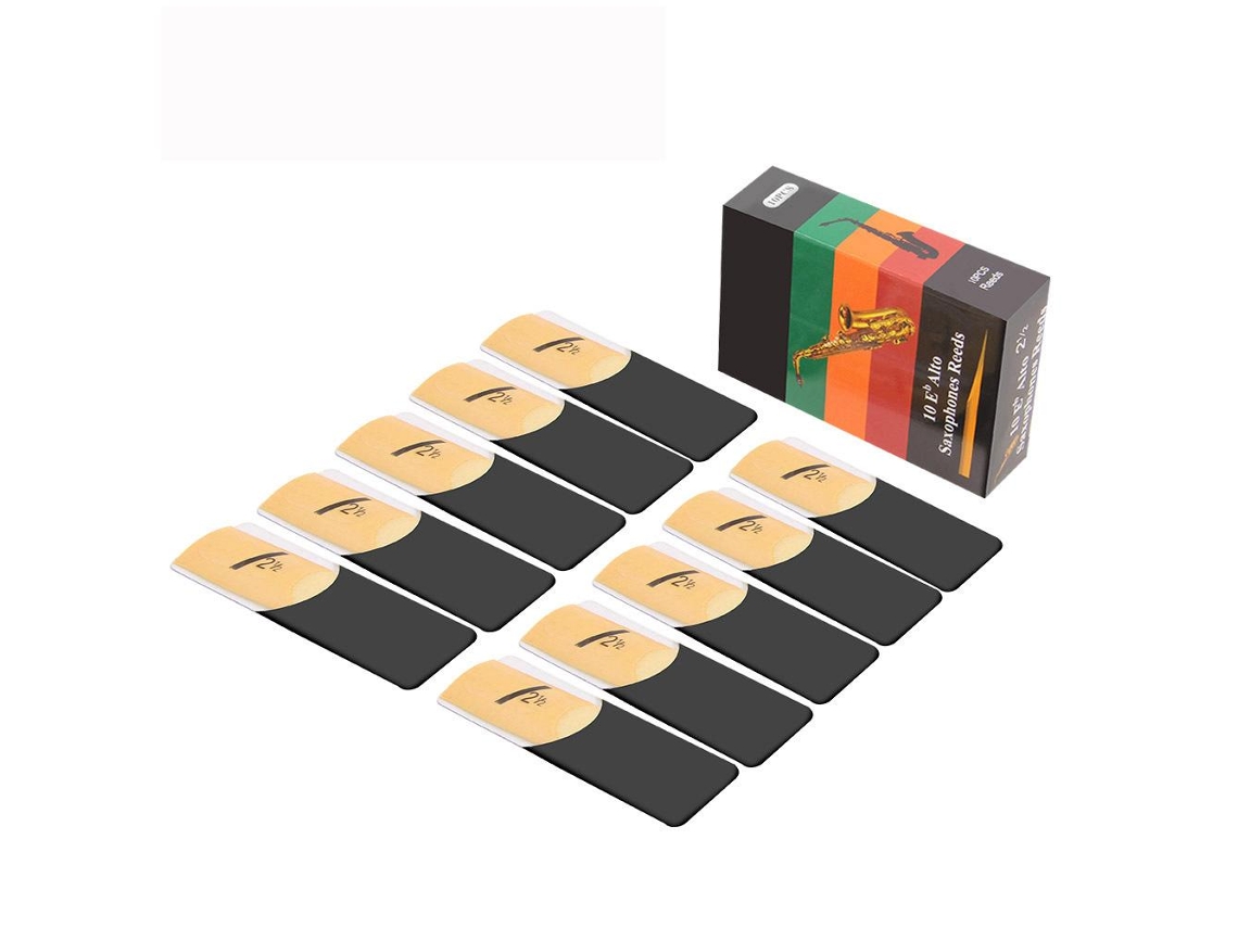 Mali palhetas de Saxofone Alto Eb Bambu Secas Naturalmente com Forças 1.5 4.0 Acessórios de Instrumento de Sopro