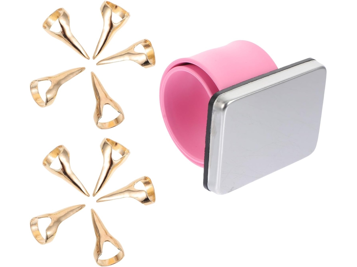 Organizadores de silicone para cabelo Aneis - Acessórios práticos para cabelo