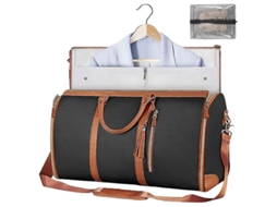 Mala de Viagem AQUAFORGE para roupas, couro PU, impermeável, grande