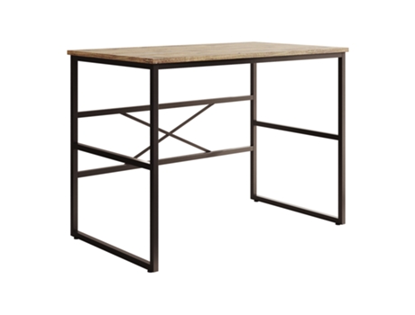 Secretária Factory M1 Móveis Bonitos Cor Preto E Pinho (100cm)